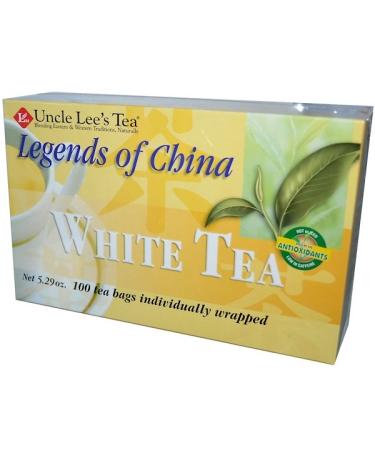Uncle Lee's Tea Legends of China White Tea 100 Tea Bags 5.29 oz (150 g)