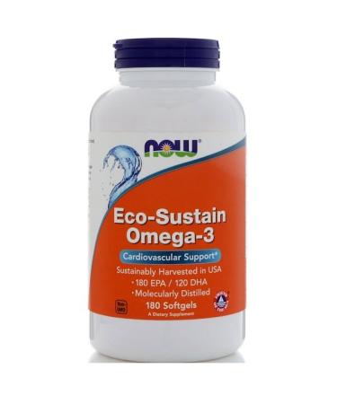 Now Foods Omega-3 180 Softgels