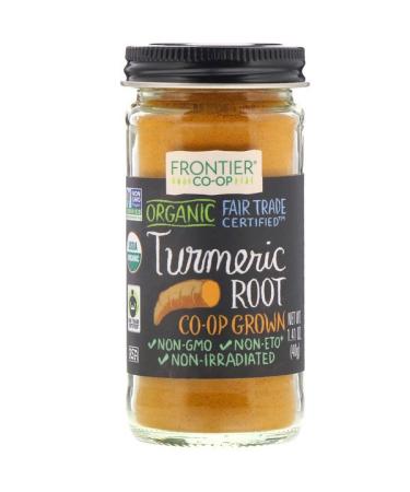Frontier Natural Products Organic Turmeric Root 1.41 oz (40 g)