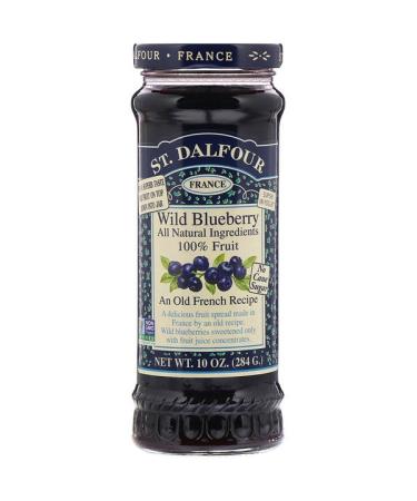 St. Dalfour Wild Blueberry Deluxe Wild Blueberry Spread 10 oz (284 g)