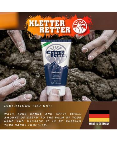 Climbing Rescuer Hand Cream for Climbers & Boulderers - 3 x 75ml | Panthenol Calendula Oil & Ectoin - Quick Absorption Non-Sticky - Buy Online on GoSupps.com