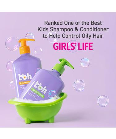TBH Kids Shampoo for Oily Hair - Sulfate & Paraben Free - 12 oz (2 Pack) - International Shipping Available - Buy Online on GoSupps.com