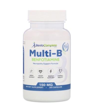 Benfotiamine Inc. Multi-B Benfotiamine Neuropathy Support Formula 150 mg 120 Capsules