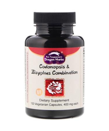 Dragon Herbs Codonopsis & Zizyphus Combination 400 mg 100 Veggie Caps