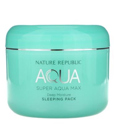 Nature Republic  Super Aqua Max Deep Moisture Sleeping Pack 3.38 fl oz (100 ml)