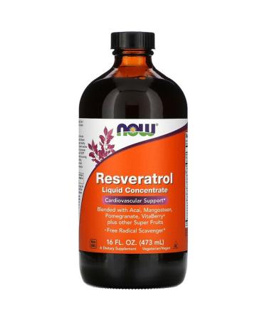 Now Foods Resveratrol Liquid Concentrate 16 fl oz (473 ml)