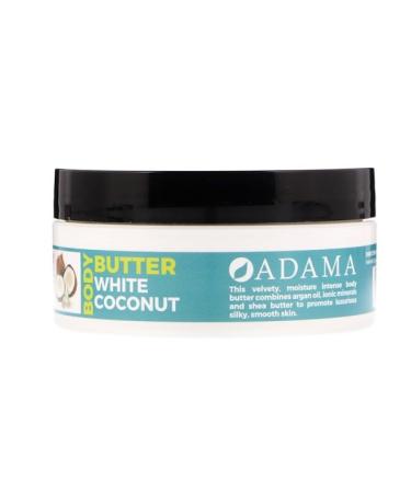Zion Health Adama Body Butter with Argan Oil White Coconut 4 oz (118 g)