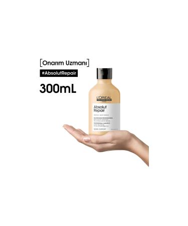 L'oreal Professionnel Serie Expert Absolut Repair Repairing Protein Shampoo 300 Ml - Buy Online on GoSupps.com