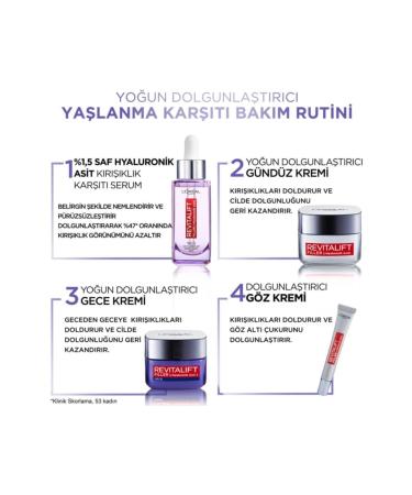 L'Oreal Paris L'or al Paris Revitalift Filler Intensive Plumping Anti-Aging Night Cream 50ml - Hyaluronic - Buy Online on GoSupps.com