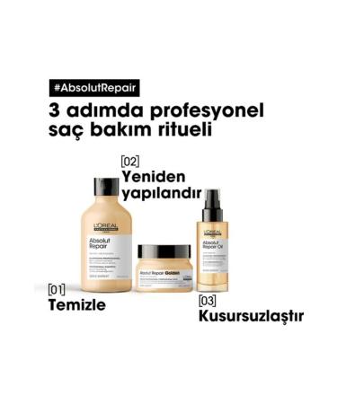 L'Oreal Paris L'Oreal Professionnel Serie Expert Absolut Repair Damaged Hair Repair Shampoo 500 Ml - Buy Online on GoSupps.com