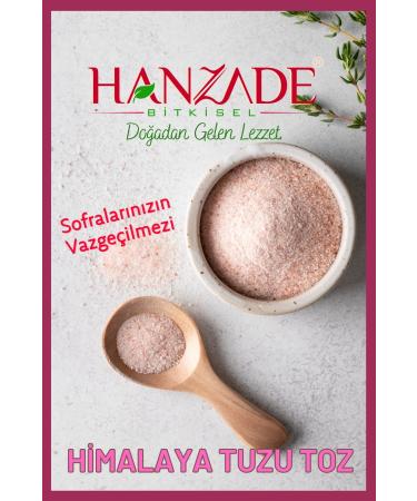 Hanzade Herbal Pink Himalayan Salt Powder 1 Kg x 3 Pieces - Buy Online on GoSupps.com