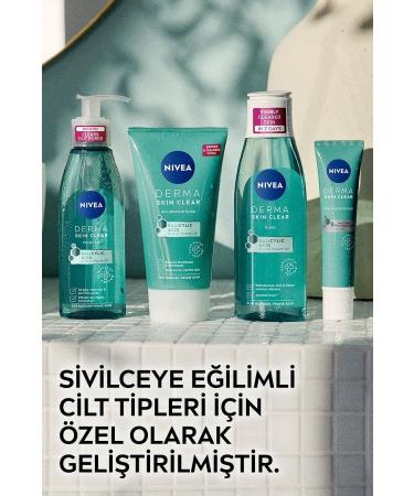 NIVEA Derma Skin Clear Anti-Acne Toner 200ml /356245ikra/**new** - Buy Online on GoSupps.com