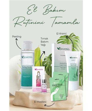 Juvenis Wheat Oil Vitamin E Moisturizing Anti-Crack 4-Piece Powerful Hand and Foot Mask Care Set - Buy Online on GoSupps.com