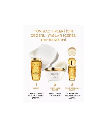 Kerastase Elixir Ultime Le Masque Gives Shine Marula Oil Hair Mask 200 Ml - Buy Online on GoSupps.com