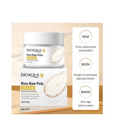 BIOAQUA Rice Firming Brightening Skin Care Cream 50 Gr - Buy Online on GoSupps.com