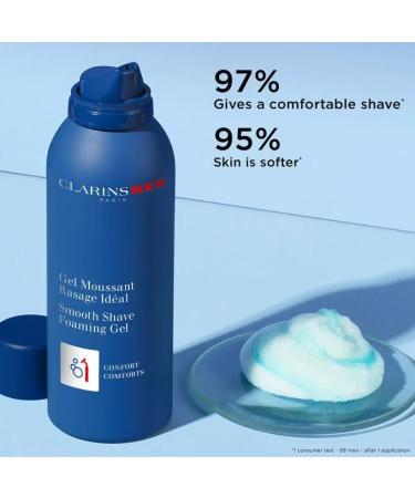ClarinsMen Smooth Shave - Rich, Creamy Foaming Gel for Ultra Close Shave - Buy Online on GoSupps.com
