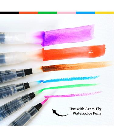 Art-N-Fly Watercolor Paper Pad 9x12 30 Sheets - Cold Press Watercolor Sketchbook for Painting, Drawing, Mixed Media - 140 lb Heavyweight Paper for Artists and Kids - Buy Online on GoSupps.com