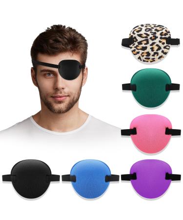 6Pcs Eye Patches Adjustable Soft Medical Eye Patch for Adults and Kids Medical Eyepatch for Lazy Eye Amblyopia Strabismus or After Surgery
