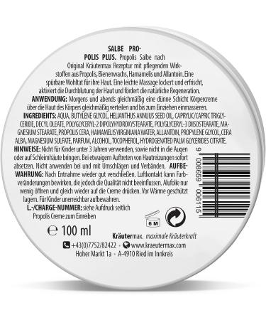 Propolis Pure Ointment 100% High Dose Cream 6 x 100 ml - Buy Online on GoSupps.com