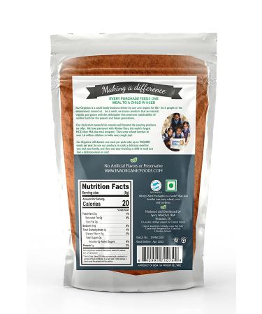 Jiva Organic Sambar Powder 3.5 oz - South Indian Lentil Soup Spice Blend | Non-GMO & Vegetarian Friendly - Buy Online on GoSupps.com