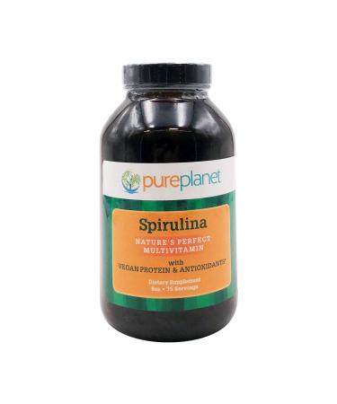 Pure Planet 100% Pure Spirulina Powder 8 OZ