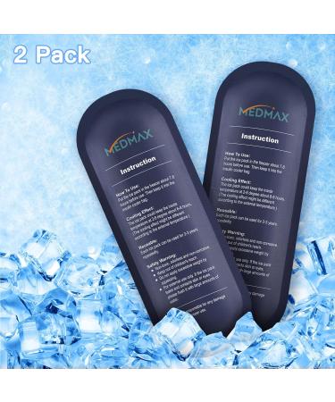 MEDMAX Insulin Travel Case Ice Packs - Reusable Cooler for Diabetic Supplies (2 Packs) - Buy Online on GoSupps.com