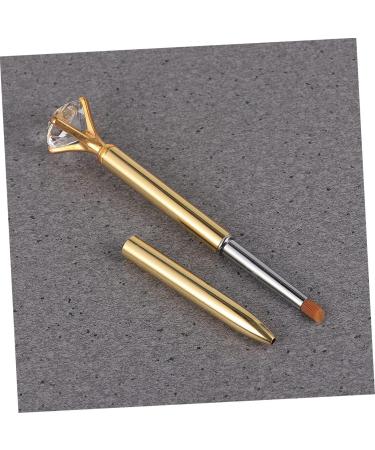 FRCOLOR 1 Kit De Manicura Detailing Brush Kit Salon Nail Brush Tips Tips for Salon Nail Pens Nail Pait Liner Tips Brush for Drawing Nails Brush for Nail Polish 14.5X2X1cm golden - Buy Online on GoSupps.com