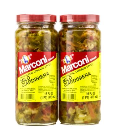 Marconi Mild Giardiniera, 16 Ounce (Pack of 2) - Buy Online on GoSupps.com