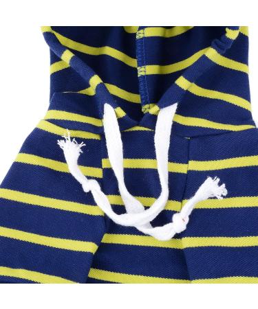 Shop Zweitea Striped Hoodie Shirts for Small & Medium Dogs - Soft Stylish Puppy Sweater & T-Shirt - Buy Online on GoSupps.com