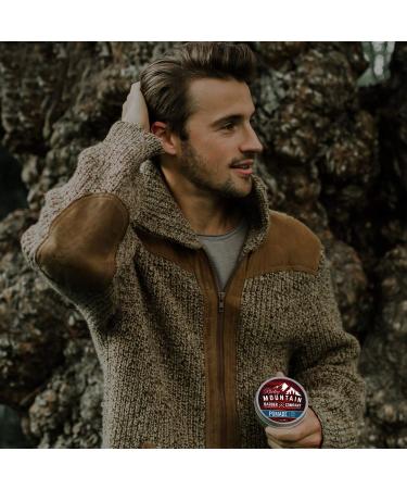 Rocky Mountain Barber Co. 5 oz Tub Pomade for Men | Strong Hold Styling Product for Pompadour & Slick Back Looks | High Shine, Easy to Wash Out | Water Based - Buy Online on GoSupps.com