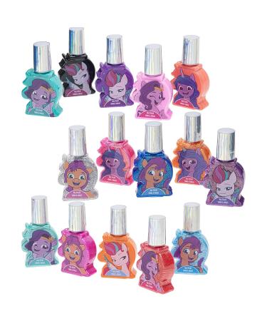 Townley Girl My Little Pony Peel-Off Nail Polish Set for Girls - Non-Toxic, Water Based, Glittery & Opaque Colors with Toe Spacers & Stickers - Buy Online on GoSupps.com