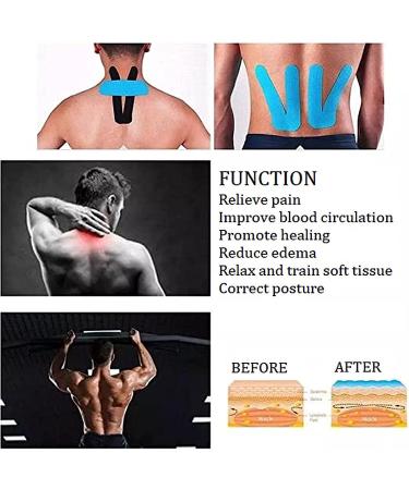 Premium 4 x 16.4' Kinesiology Tape for Athletic Performance and Muscle Pain Relief - Latex-Free, Waterproof, Uncut Roll - Beige - Buy Online on GoSupps.com