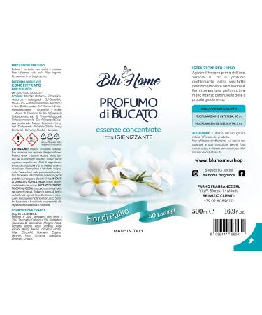 Buy BLU HOME Laundry Perfume Concentrated - Fresh Clean Scent (500 ml) | International Shipping Available - Buy Online on GoSupps.com