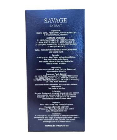 Savage Extrait Men Perfume Cologne for Men Natural Spray Masculine Scent Wonderful Fragrance Gift Eau De Parfum for Daily Use 3.4 Fluid Ounce Savage Extrait 3.4 Fl Oz (Pack of 1) - Buy Online on GoSupps.com