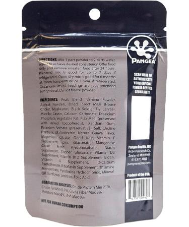 Pangea Gecko Diet Growth & Breeding Formula - 2oz | Premium Nutrition for Geckos - Buy Online on GoSupps.com