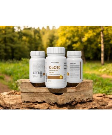 VitaCosmoX CoQ10 Vegan Capsules 120 Count 200 mg Coenzyme Q10 Non-GMO Gluten-Free - Buy Online on GoSupps.com