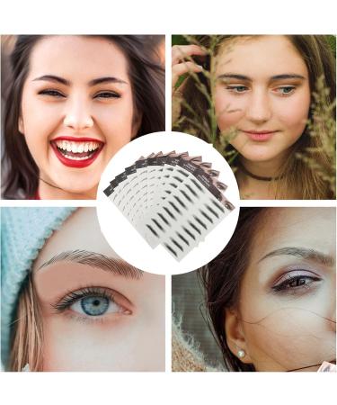 Balacoo 10pcs Imitation Eco Eyebrow Sticker Stickers Fake Eyebrows Transfer Black Women Beauty Eyebrows 3d - Buy Online on GoSupps.com