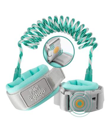 Lehoo Castle Toddler Rein for Walking 1.5M Wrist Reins for Toddlers with Induction Lock Anti Lost Wrist Link Toddler Green Toddler Wrist Strap for Walking (Green)