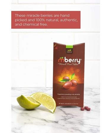 mberry Miracle Berry Tablets - 10 Count | Transform Your Taste Buds with Miracle Fruit Snacks - Buy Online on GoSupps.com