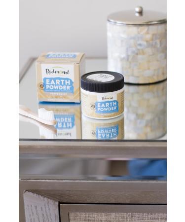 Redmond Earthpowder All Natural Tooth and Gum Powder Bentonite Clay Peppermint 1.8 Ounce (Pack of 1) Peppermint - Buy Online on GoSupps.com