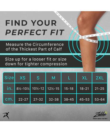 Rymora Calf Compression Sleeves - Leg Pain Relief for Women & Men | Pink, One Pair - Buy Online on GoSupps.com