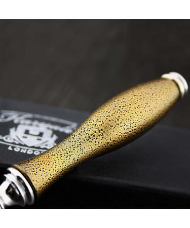 Haryali London Handmade Antique Black/Gold Razor | Premium Quality Shaving Tool for International Shipping - Buy Online on GoSupps.com