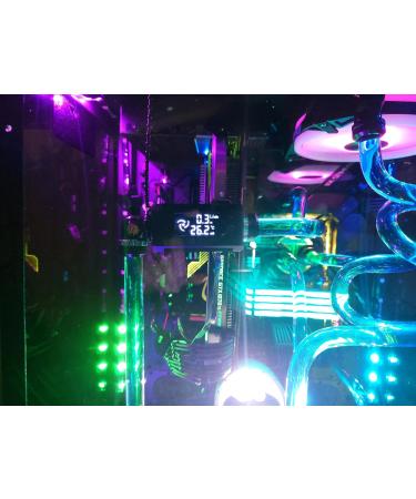 G1/4 Inline Temp & Flow Rate Monitor for PC Water Cooling Loop Digital Real-time Coolant OLED Temperature Display Aluminum CPU Cooling Flow Thermometer/Flow Indicator Meter - Buy Online on GoSupps.com