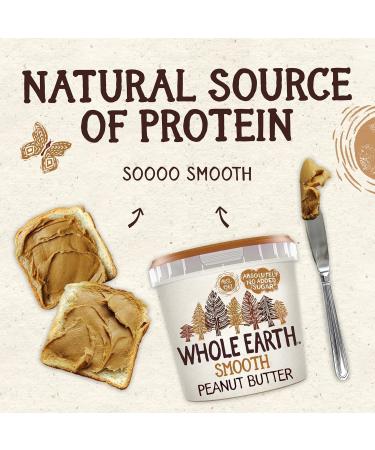 Whole Earth Smooth Peanut Beurre 1000 g (or 2 for trade outer) - Buy Online on GoSupps.com