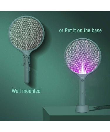 Endbug Electric Fly Swatter Rechargeable, 2 in 1 Bug Zapper Racket Rechargeable with Stand, Mosquito Fly Zapper USB Charging for Indoor Bedroom, Kitchen, Patio rechargeable + UV - Buy Online on GoSupps.com