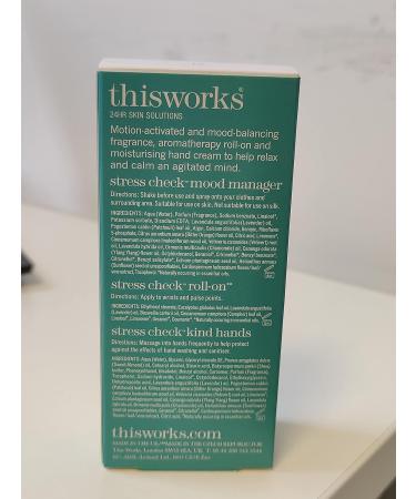 This Works Choose Calm: The Stress Relieving Trio A Moisturising Hand Cream with Shea Butter and Essential Oils Mood Boosting Spray and Aromatherapeutic Roller Ball Gift Set - Buy Online on GoSupps.com