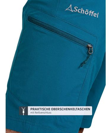 Sch ffel Men's Folkstone Shorts - Versatile Hiking Trousers with Adjustable Waist & Practical Pockets - Outdoor Pants in 54 Dress Blues - Buy Online on GoSupps.com
