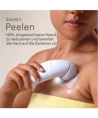 Braun Silk- pil 7 SkinSpa All-in-One Set | Best Epilator & Hair Remover for Women | Long-Lasting Hair Removal & Massage Attachment - White/Silver - Buy Online on GoSupps.com