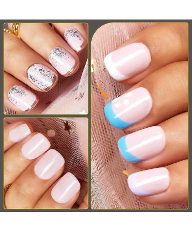 Makartt Squoval Nail Tips 360 PCS Extra Short Pre-buffed Soft Gel Full Cover Square | 15 Sizes Fake Nails Clear Press On Soak Off Gelly Tips for Nail Extensions - Buy Online on GoSupps.com