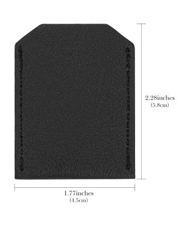 Linkidea 4-Piece Razor Planing Head Protection - Handmade Double-Edged Razor Travel Cover & Accessories (Black) - Safe International Shipping - Buy Online on GoSupps.com
